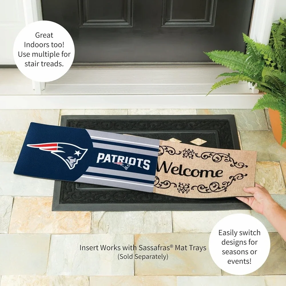 Team Sports America NFL New England Patriots Sassafras Switch Mat Insert 22x10